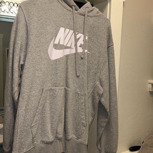 grey nike hoodie